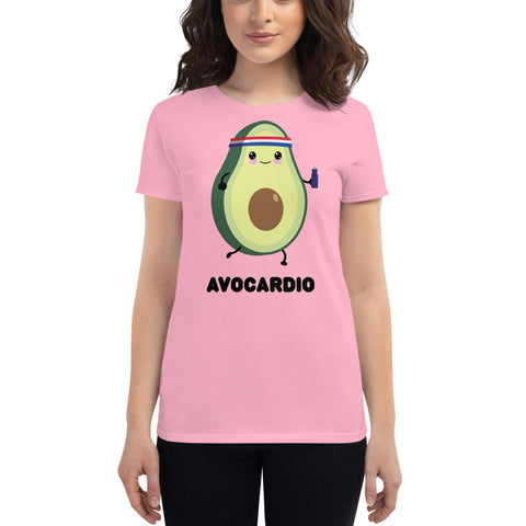 Women's Pink Avocardio T-shirt