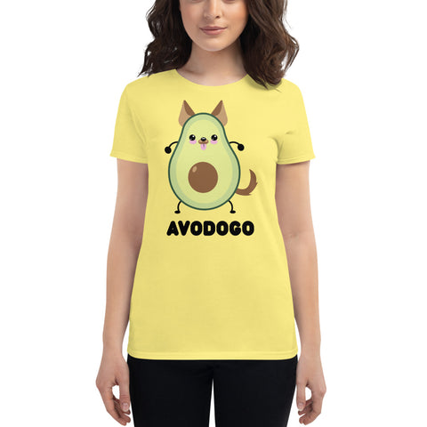 Women's Yellow Avodogo t-shirt