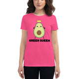 Women's Pink Green Queen t-shirt