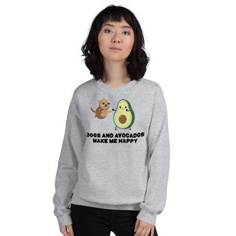 Women's Dog And Avocados Sweatshirt
